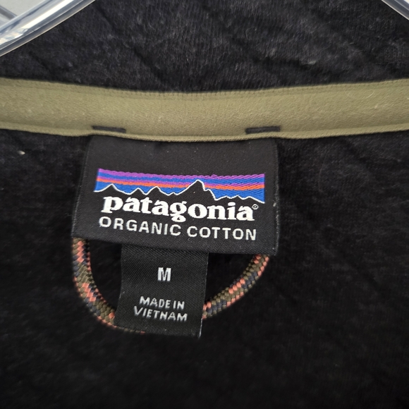 PATAGONIA Cotton Quilt Snap T Pullover Sweatshirt - Navy Blue - Women’s Medium - Picture 6 of 8